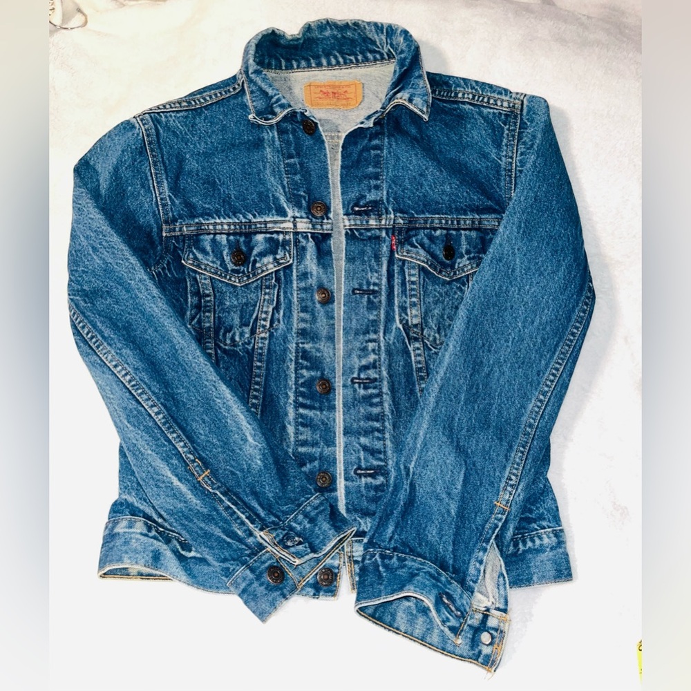 VINTAGE Levi's 70506 Denim Trucker Jacket 1980s
